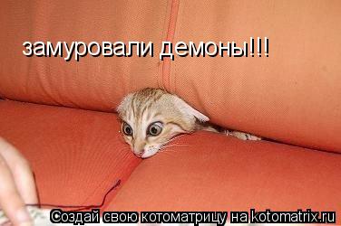 Котоматрица: замуровали демоны!!!