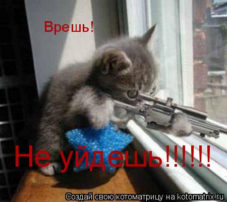 Котоматрица: Врешь! Не уйдешь!!!!!!