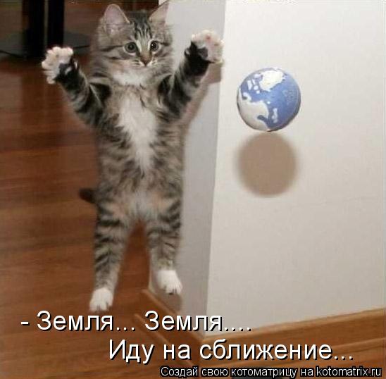 - Земля... Земля.... Иду на сближение...... Котоматрица: - Земля... Земля.... Иду на сближение...