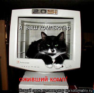 Котоматрица: я  ваш компьютер оживший комп!