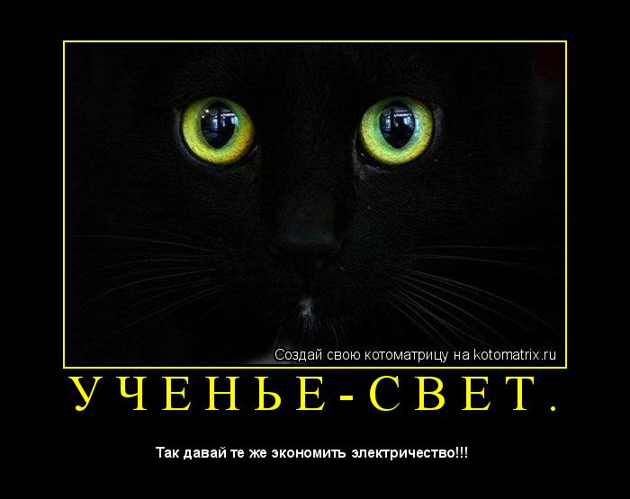 У Ч Е Н Ь Е - С В Е Т . ... Котоматрица: У Ч Е Н Ь Е - С В Е Т .