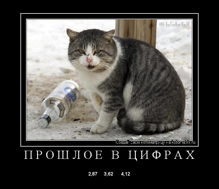 Котоматрица: П Р О Ш Л О Е   В   Ц И Ф Р А Х 