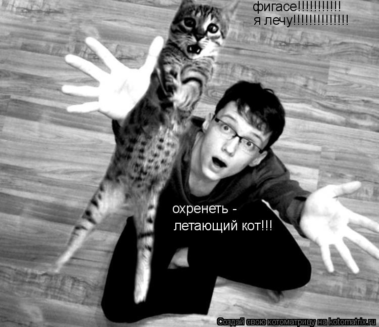 фигасе!!!!!!!!!!! я лечу!!!!!!!!!!!!!! летающий кот!!! охренеть -... Котоматрица: фигасе!!!!!!!!!!! я лечу!!!!!!!!!!!!!! летающий кот!!! охренеть -