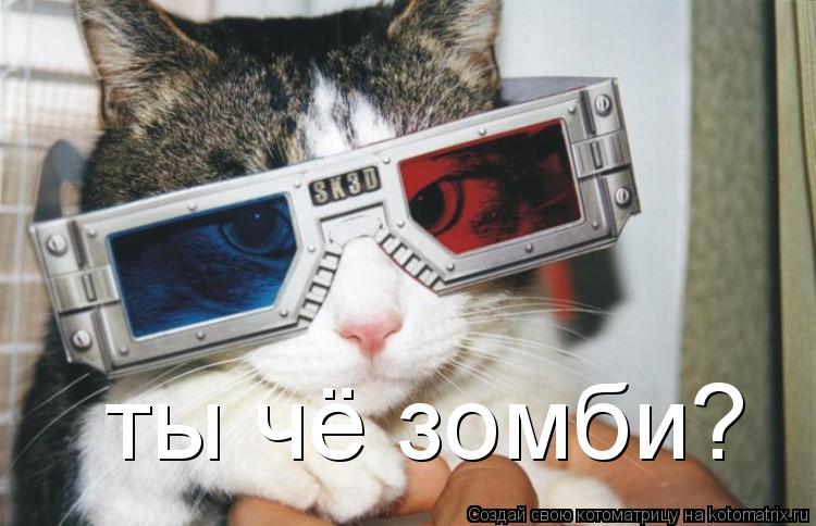 Котоматрица: ты чё зомби?