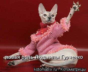 новая роль Людмилы Гурченко... Котоматрица: новая роль Людмилы Гурченко