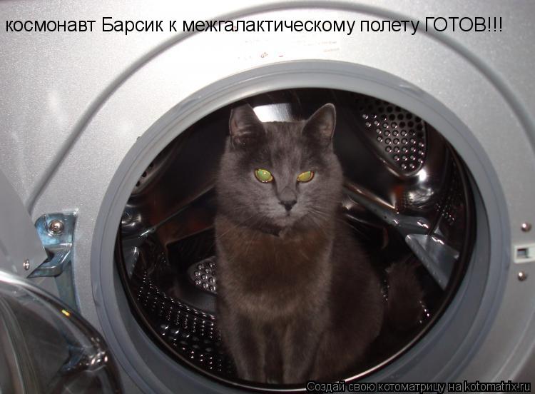 Котоматрица: космонавт Барсик к межгалактическому полету ГОТОВ!!!