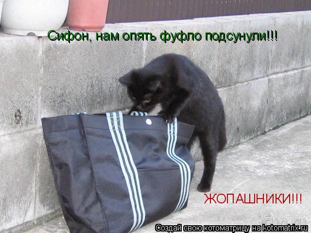 Сифон, нам опять фуфло подсунули!!! ЖОПАШНИКИ!!!... Котоматрица: Сифон, нам опять фуфло подсунули!!! ЖОПАШНИКИ!!!