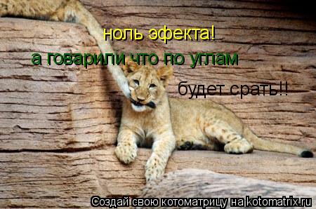ноль эфекта! а говарили что по углам будет срать!!... Котоматрица: ноль эфекта! а говарили что по углам будет срать!!