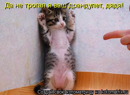 Котоматрица: Да не трогал я ваш драндулет, дядя!