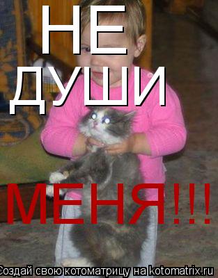 Котоматрица: НЕ ДУШИ МЕНЯ!!!