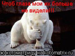 Котоматрица: Чтоб глаза мои их больше не видели!!!