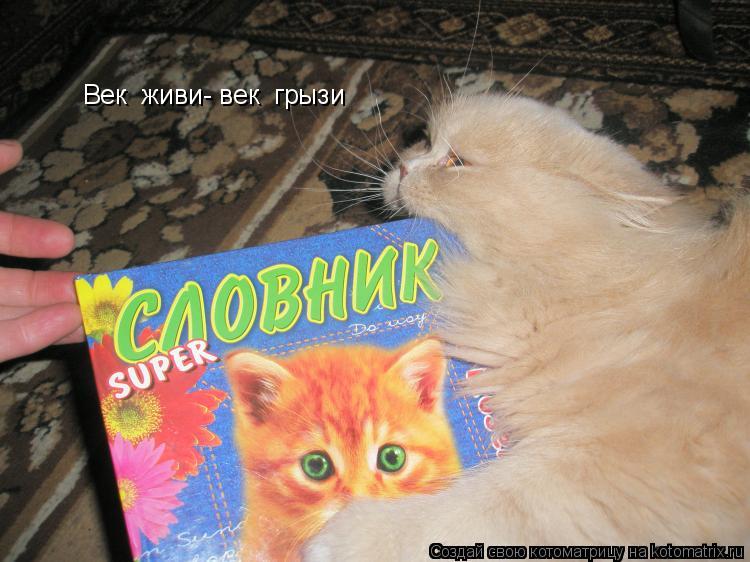 Век  живи- век  грызи