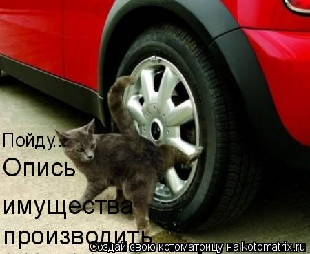 Опись имущества производить Пойду...... Котоматрица: Опись имущества производить Пойду...