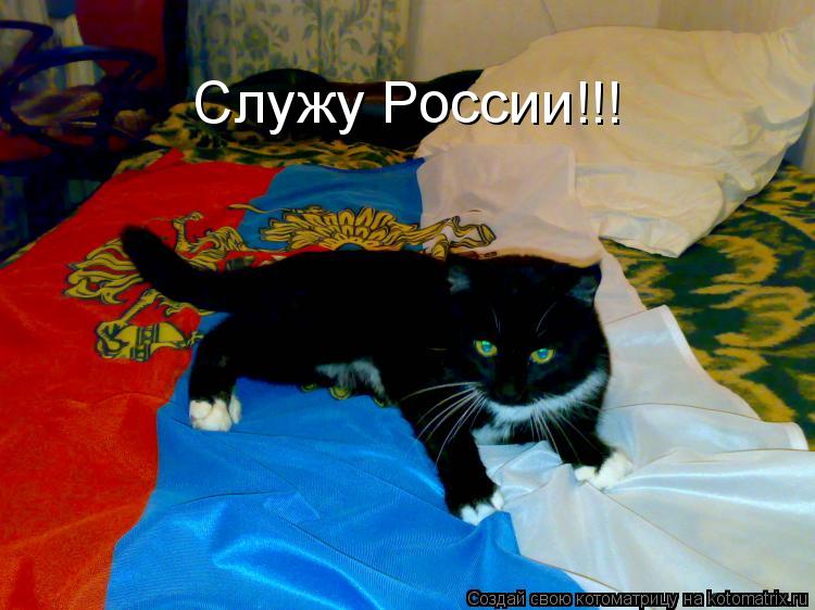 Служу России!!!... Котоматрица: Служу России!!!
