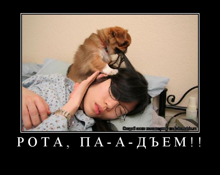 Рота, ПА-А-ДЪЕМ!! ... Котоматрица: Рота, ПА-А-ДЪЕМ!!