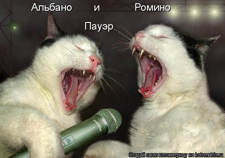 Альбано и Ромино Пауэр... Котоматрица: Альбано и Ромино Пауэр