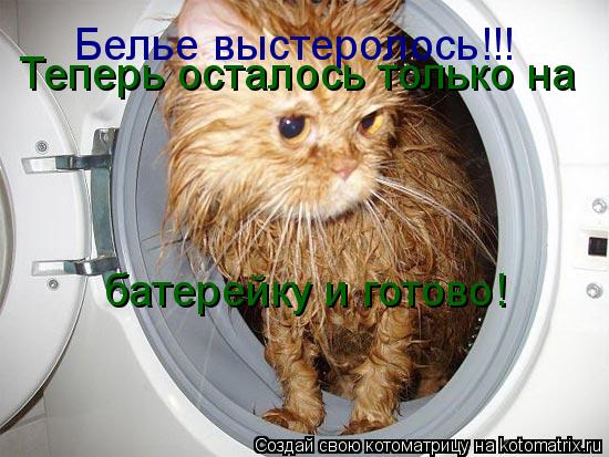 Белье выстеролось!!! Теперь осталось только на батерейку и готово!... Котоматрица: Белье выстеролось!!! Теперь осталось только на батерейку и готово!