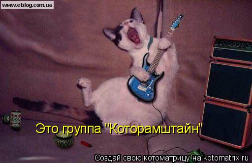 Это группа "Которамштайн"... Котоматрица: Это группа "Которамштайн"