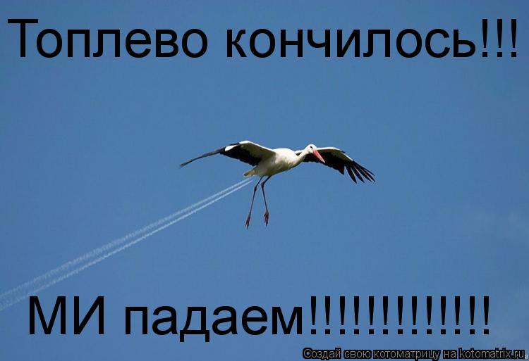 Котоматрица: Топлево кончилось!!! МИ падаем!!!!!!!!!!!!!