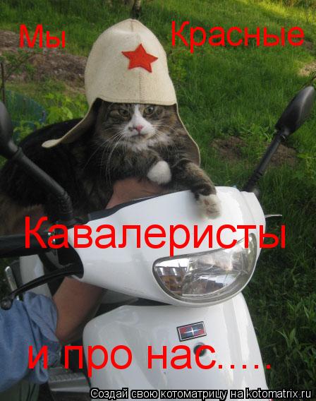 Мы Красные Кавалеристы и про нас........ Котоматрица: Мы Красные Кавалеристы и про нас.....