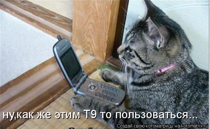 ну,как же этим Т9 то пользоваться... ну,как же этим Т9 то пользоваться...... Котоматрица: ну,как же этим Т9 то пользоваться... ну,как же этим Т9 то пользоваться...
