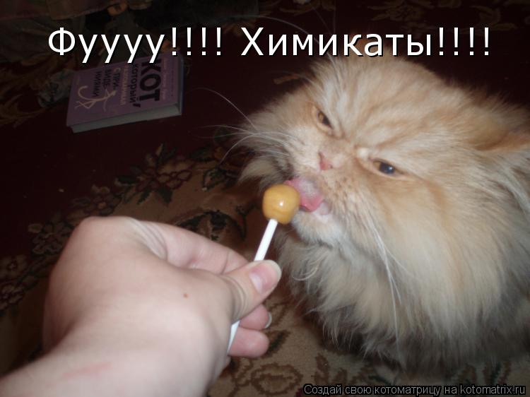 Котоматрица: Фуууу!!!! Химикаты!!!!