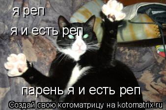 Котоматрица: я реп  я и есть реп   парень я и есть реп