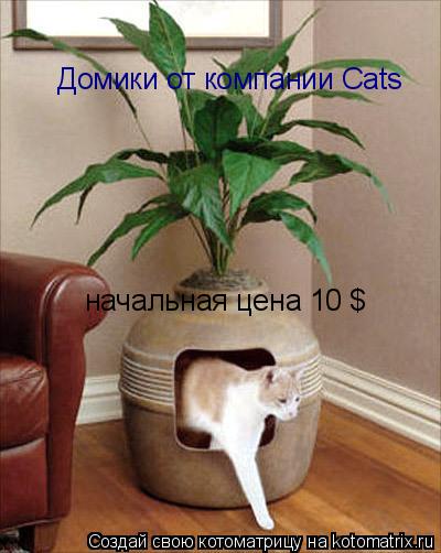 Домики от компании Cats начальная цена 10 $... Котоматрица: Домики от компании Cats начальная цена 10 $