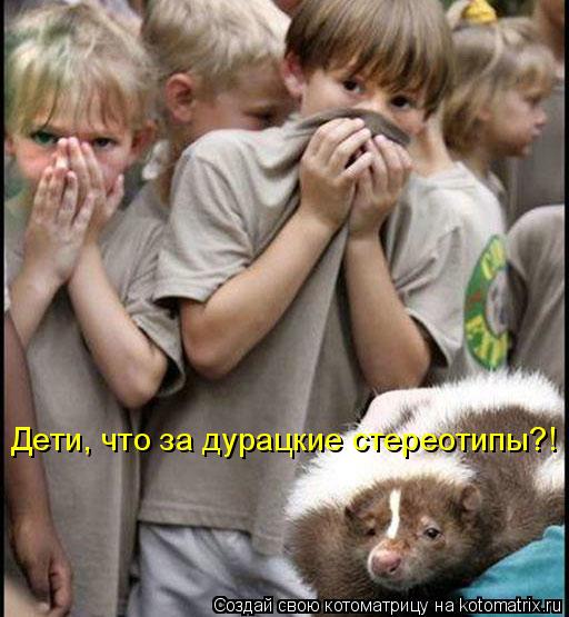 Котоматрица: Дети, что за дурацкие стереотипы?!