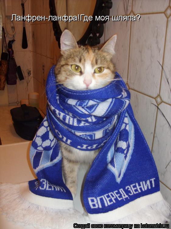 Котоматрица: Ланфрен-ланфра!Где моя шляпа?