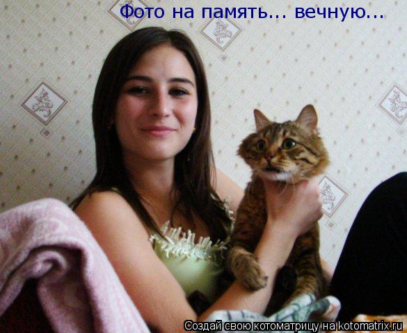 Котоматрица: Фото на память... вечную...