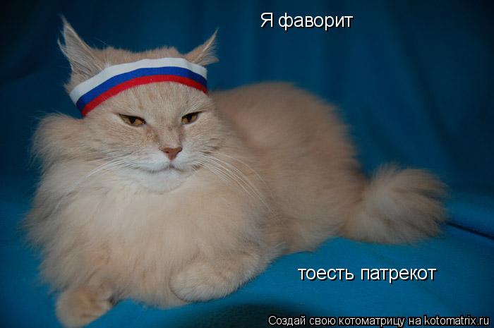 Я фаворит тоесть патрекот... Котоматрица: Я фаворит тоесть патрекот