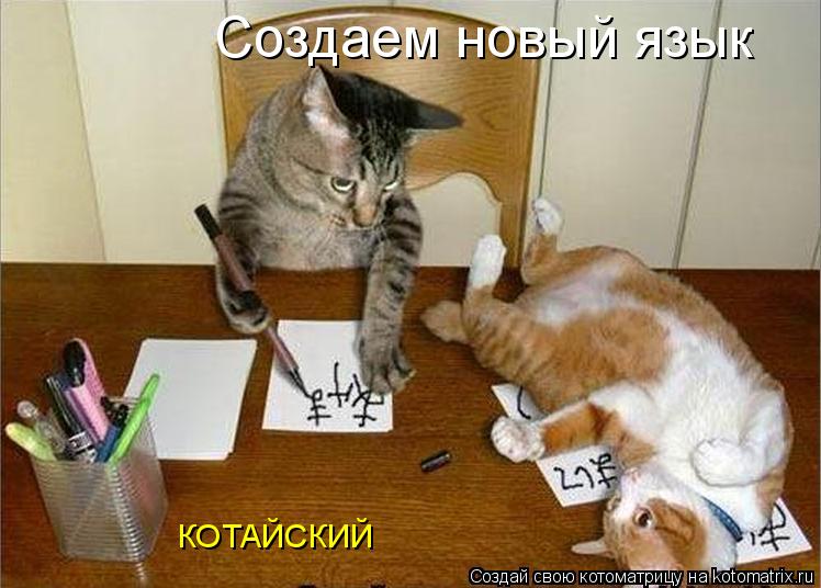 Котоматрица: Создаем новый язык КОТАЙСКИЙ