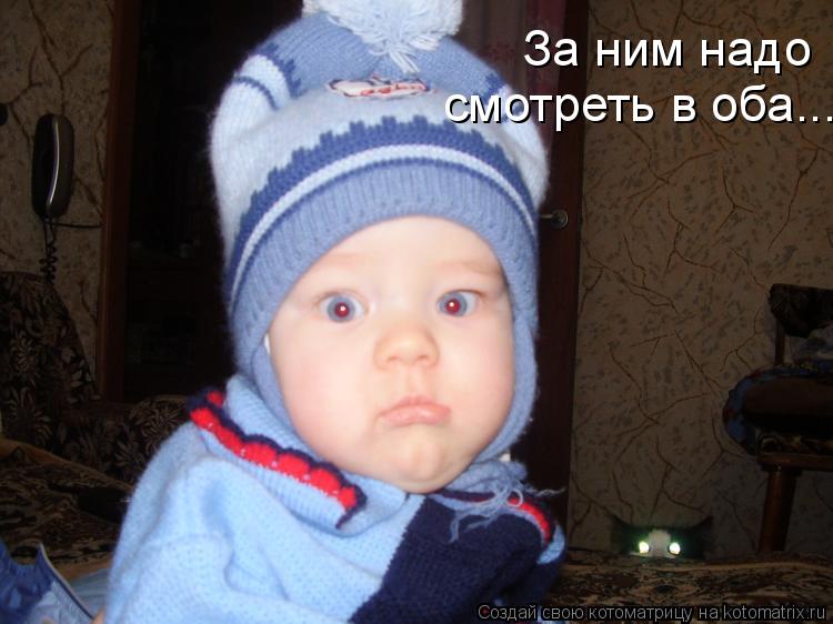Котоматрица: За ним надо  смотреть в оба...