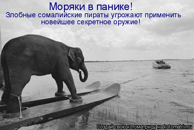 Моряки в панике! Злобные сомалийские пираты угрожают применить новейшее секретное оружие!... Котоматрица: Моряки в панике! Злобные сомалийские пираты угрожают применить новейшее секретное оружие!