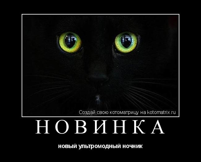 Котоматрица: новинка новый ультромодный ночник
