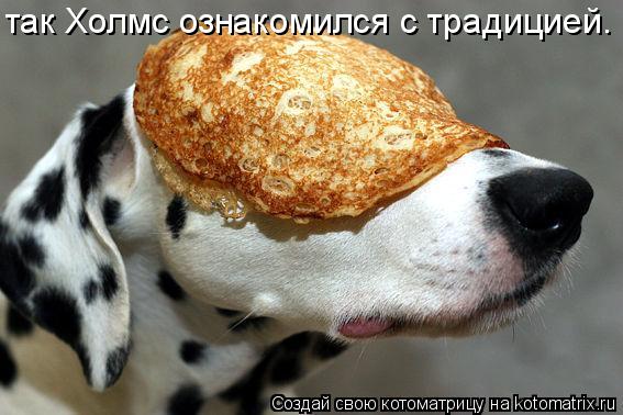 так Холмс ознакомился с традицией.... Котоматрица: так Холмс ознакомился с традицией.