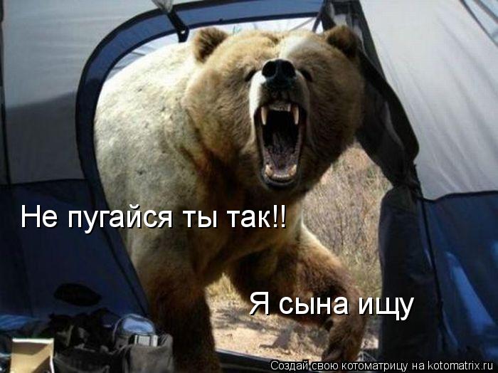 Не пугайся ты так!! Я сына ищу... Котоматрица: Не пугайся ты так!! Я сына ищу