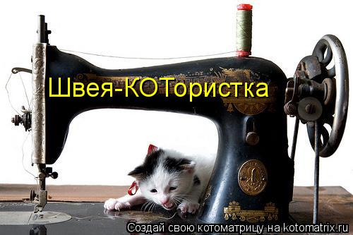 Швея-КОТористка... Котоматрица: Швея-КОТористка