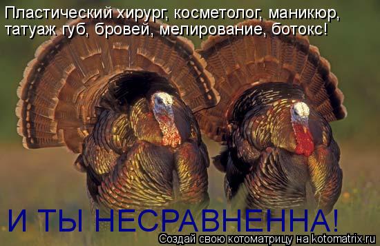 Пластический хирург, косметолог, маникюр, И ТЫ НЕСРАВНЕННА! татуаж губ, бровей, мелирование, ботокс!... Котоматрица: Пластический хирург, косметолог, маникюр, И ТЫ НЕСРАВНЕННА! татуаж губ, бровей, мелирование, ботокс!