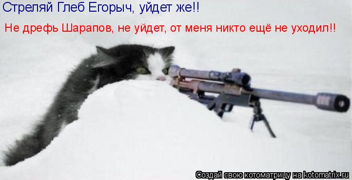 Стреляй Глеб Егорыч, уйдет же!! Не дрефь Шарапов, не уйдет, от меня никто ещё не уходил!!... Котоматрица: Стреляй Глеб Егорыч, уйдет же!! Не дрефь Шарапов, не уйдет, от меня никто ещё не уходил!!