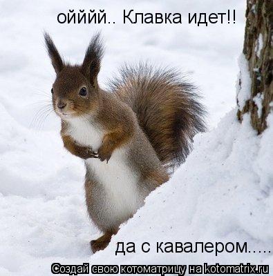 Котоматрица: да с кавалером...... ойййй.. Клавка идет!!