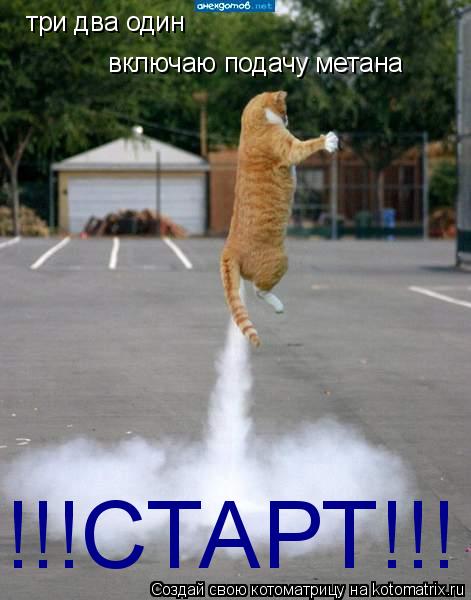 Котоматрица: три два один включаю подачу метана !!!СТАРТ!!!