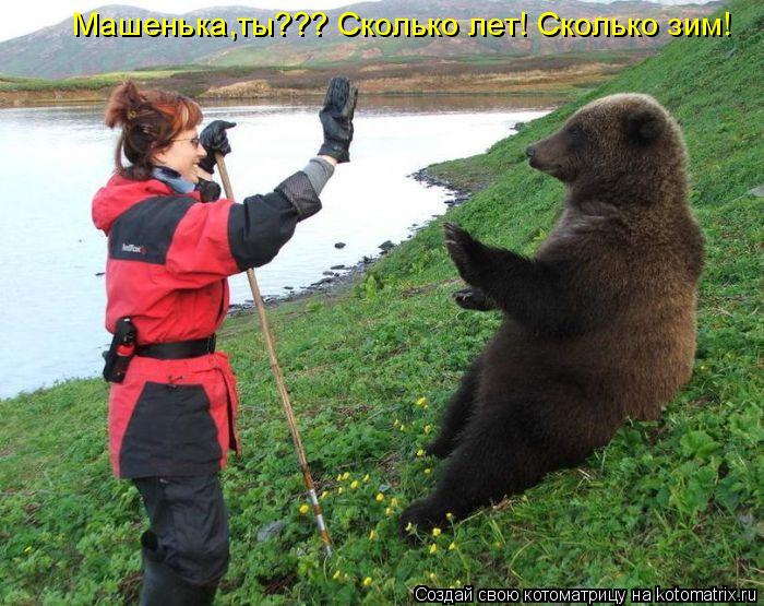 Котоматрица: Машенька,ты??? Сколько лет! Сколько зим!