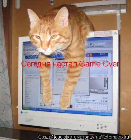 Котоматрица: Сегодня настал Game Over