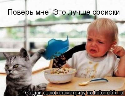 Котоматрица: Поверь мне! Это лучше сосиски