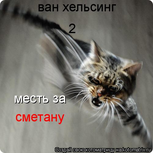 Котоматрица: ван хельсинг 2 месть за сметану