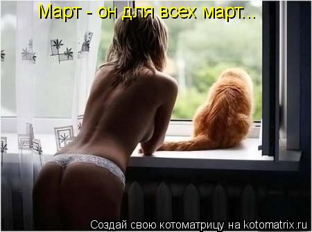 Март - он для всех март...... Котоматрица: Март - он для всех март...
