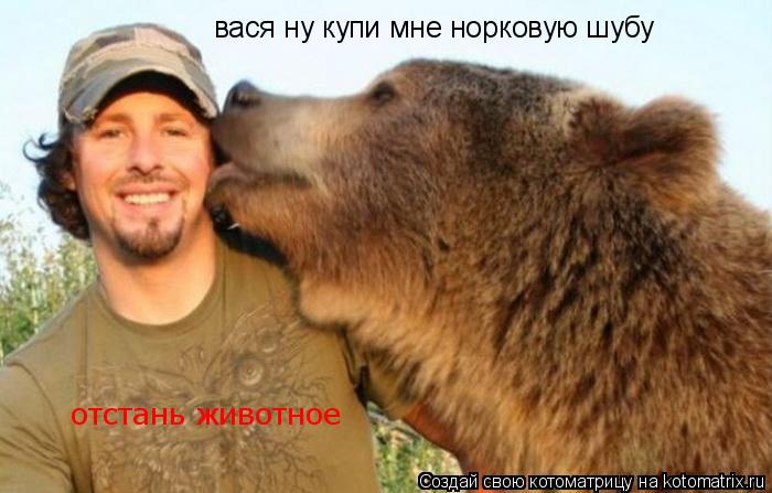 Котоматрица: вася ну купи мне норковую шубу отстань животное