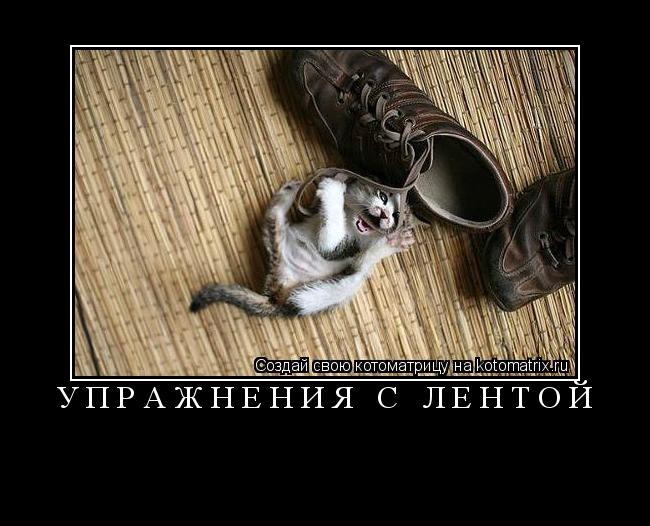 Котоматрица: УПРАЖНЕНИЯ С ЛЕНТОЙ 